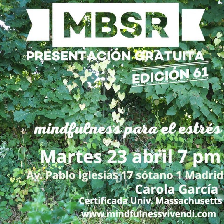 Presentación gratuita: martes 23 abril
