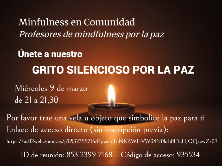 Grito silencioso por la paz